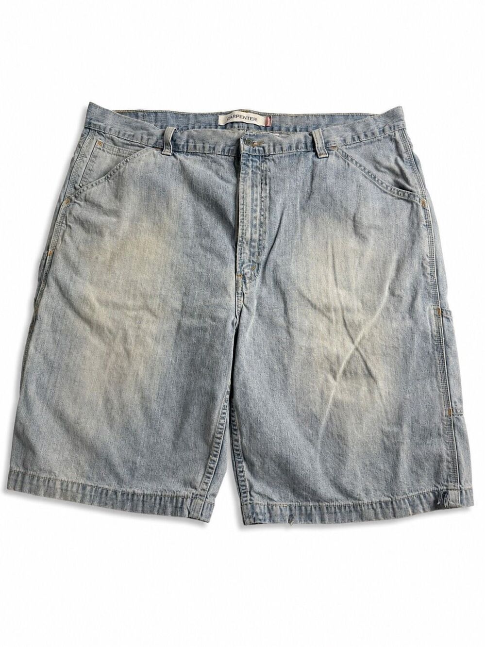 Levi’s Men’s Vintage Y2K Light Wash Carpenter Denim Shorts Size 42